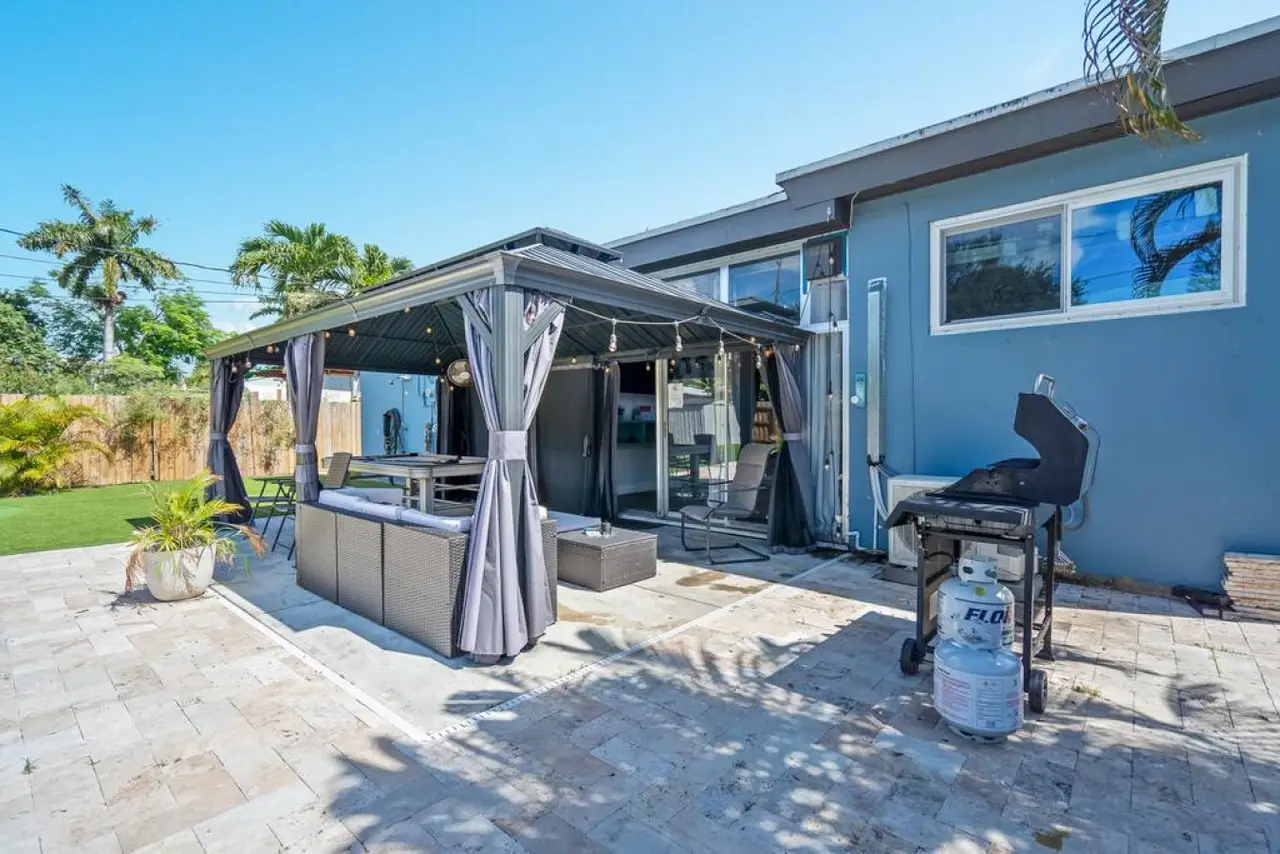 Stylish oceanfront condo in Hollywood, Florida.