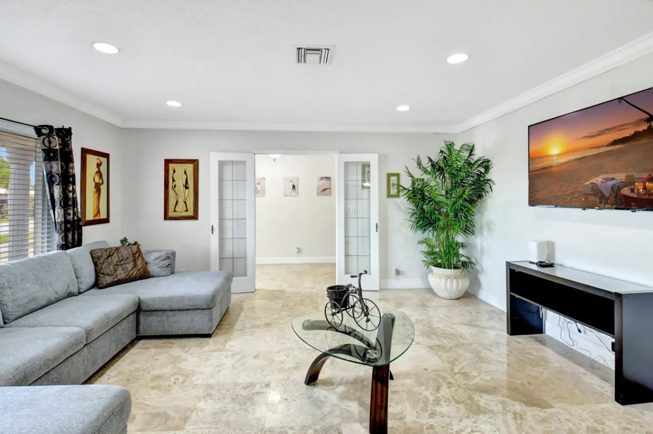 Guest bedroom in a 3-bedroom vacation rental in Boca Raton