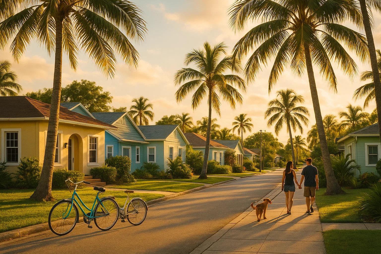 Fort Lauderdale vacation rental near beach and Las Olas with local neighborhood charm and tropical style