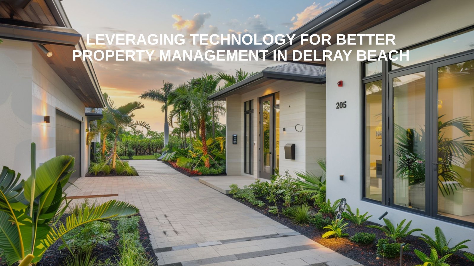 Delray Beach property management technology dashboard