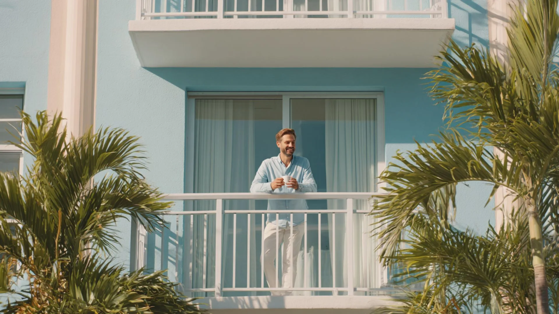 Landlord receiving keys from expert team offering stress-free property management in Florida vacation rental market