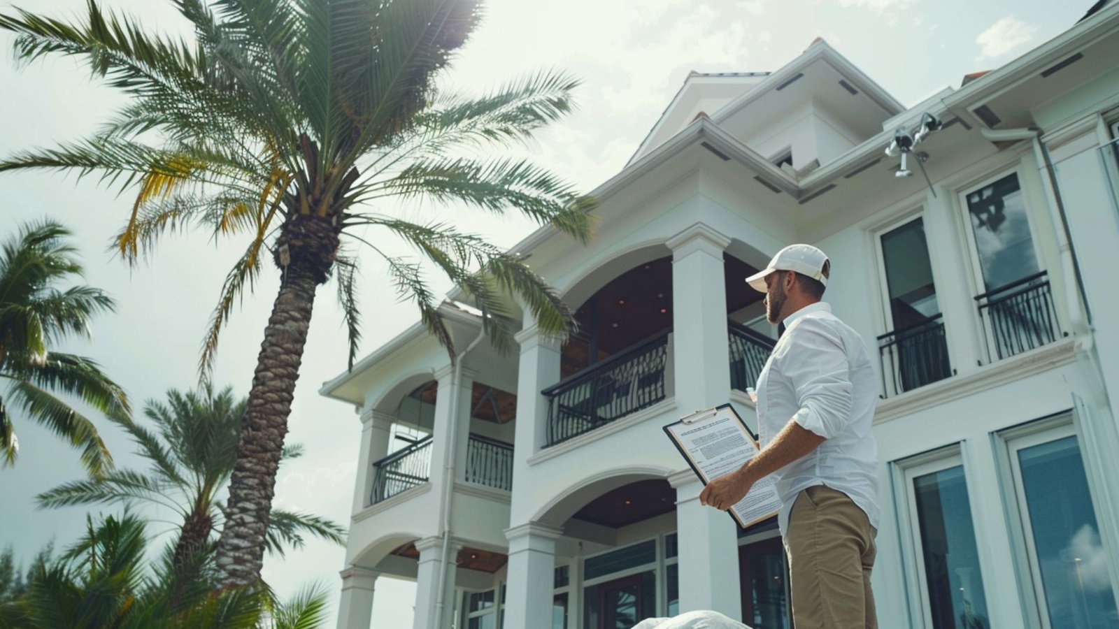 Property manager in Florida prepares rental home with shutters and inspections as part of hurricane-ready property management in Florida