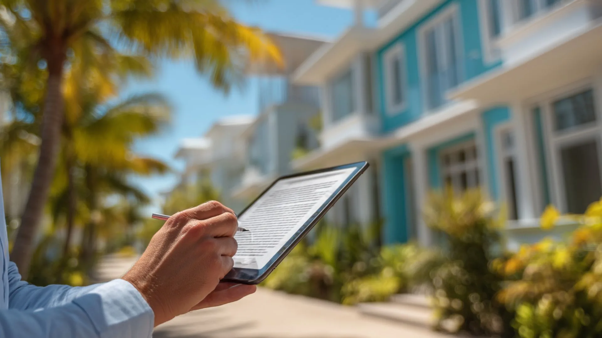 Florida vacation rental property with compliance signage managed by expert property managers to follow 2025 short-term rental laws