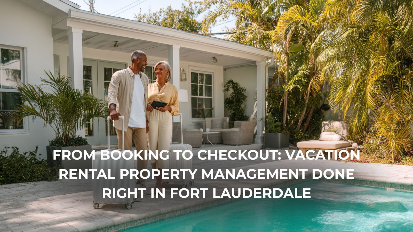 Vacation rental property management booking to checkout Fort Lauderdale