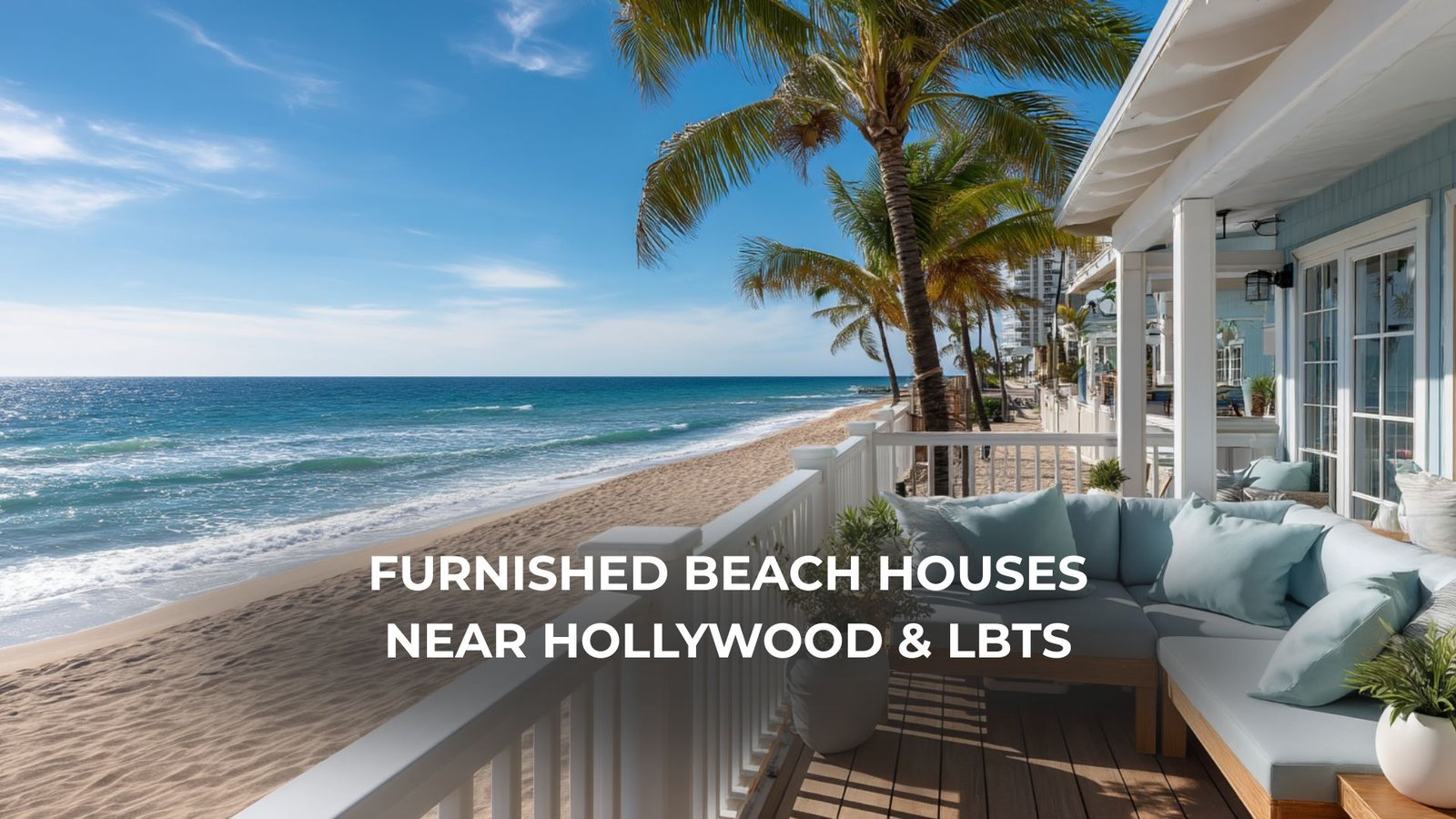 Furnished beach house near Hollywood Beach with pool