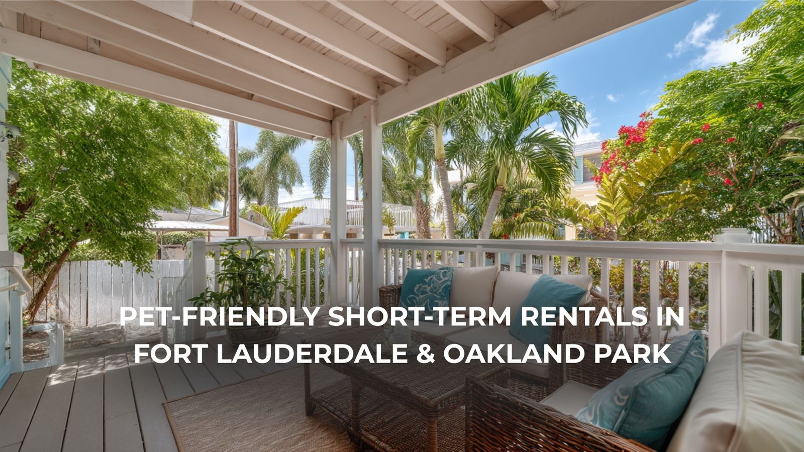Pet-friendly vacation rental with fenced yard in Fort Lauderdale