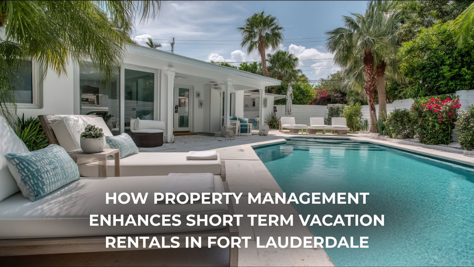 Managed short term vacation rental in Fort Lauderdale with ocean view