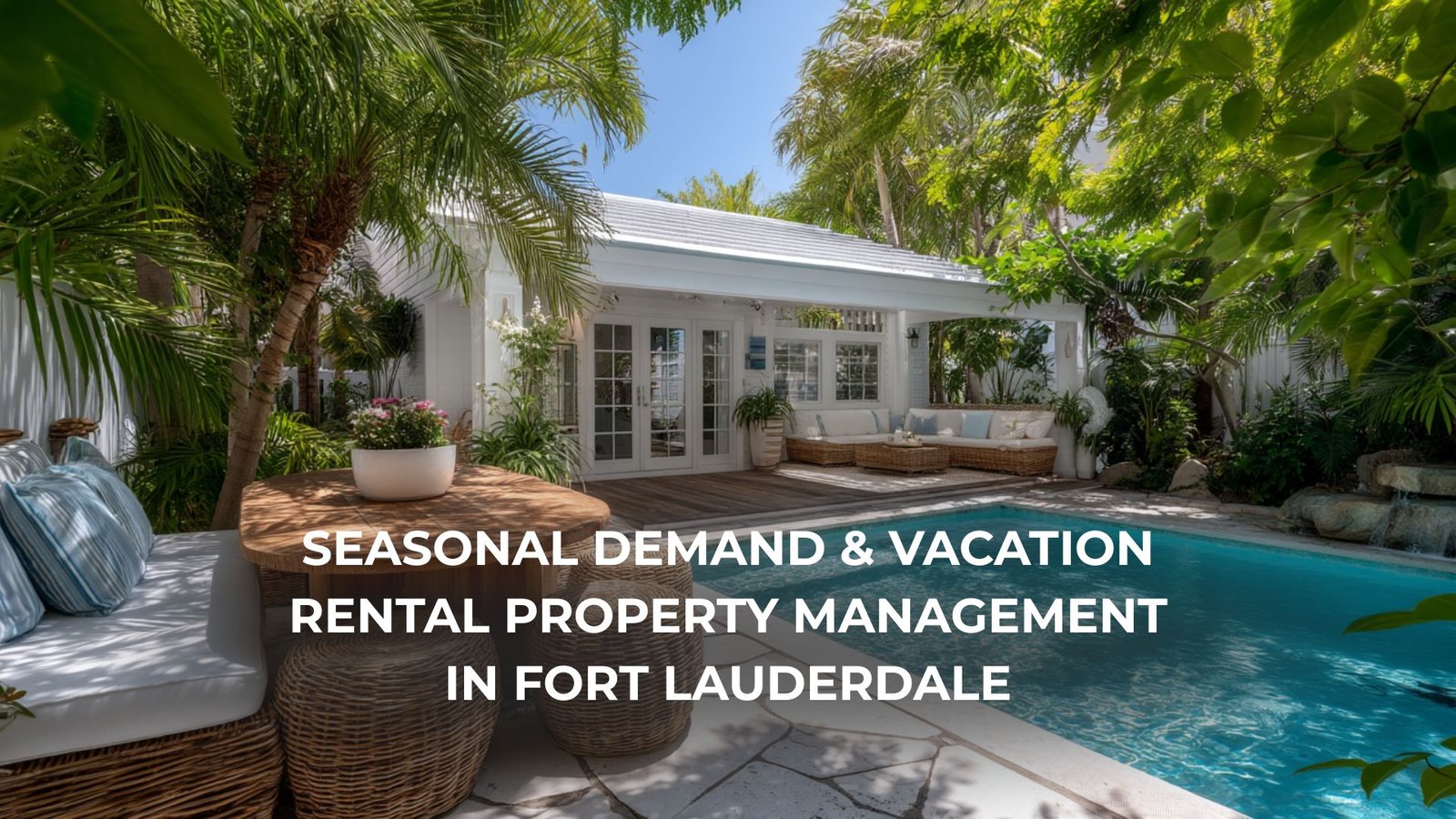 Seasonal demand and vacation rental property management Fort Lauderdale