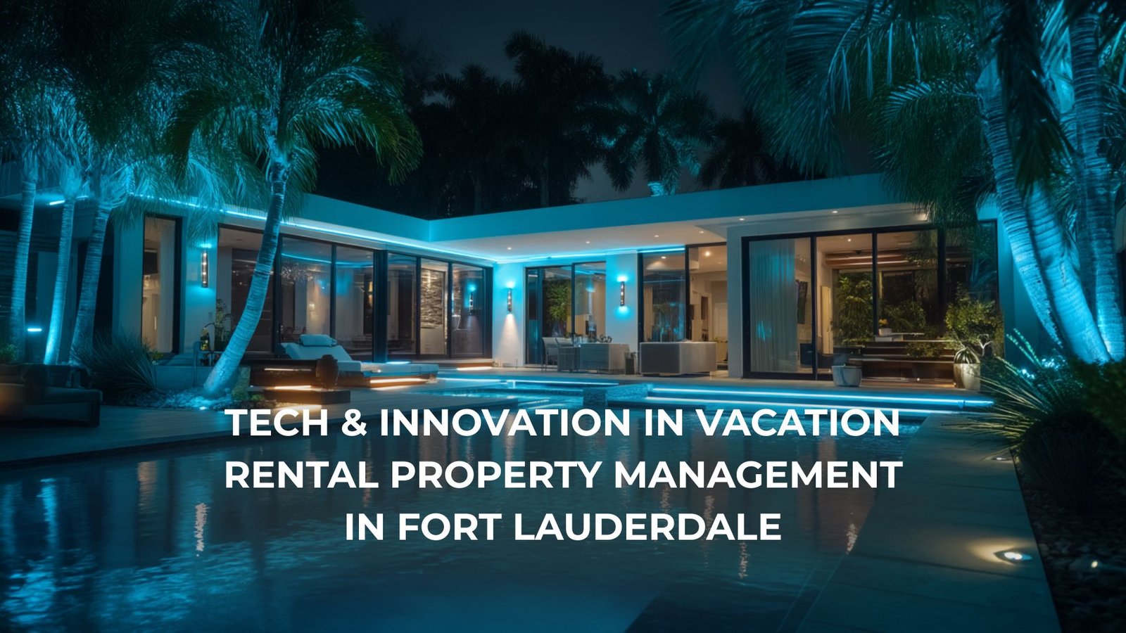 Tech and innovation in vacation rental property management Fort Lauderdale