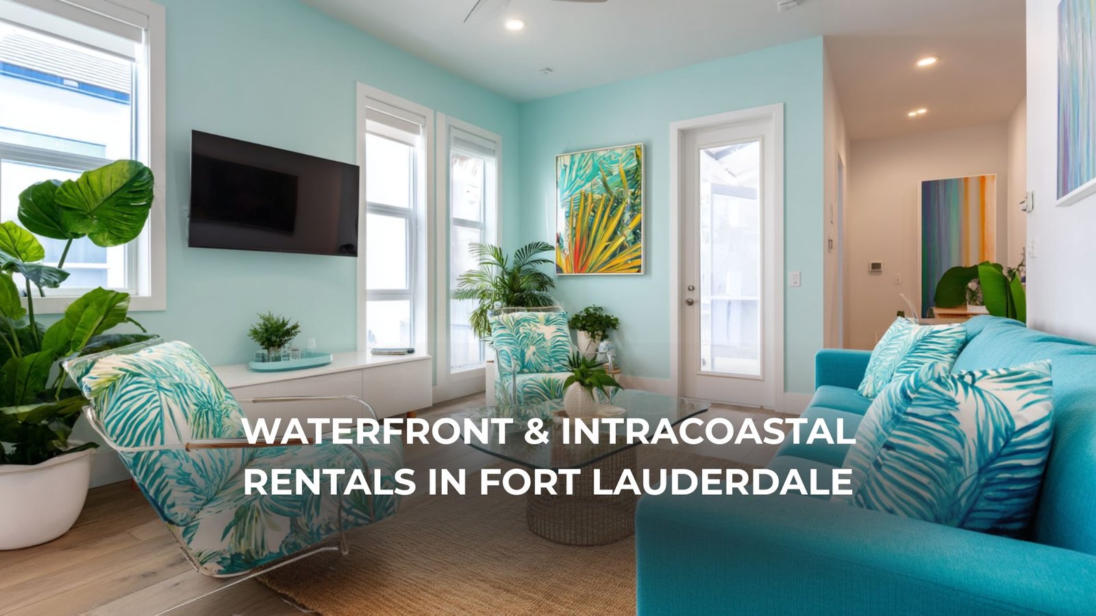 Waterfront vacation rental with private dock in Fort Lauderdale