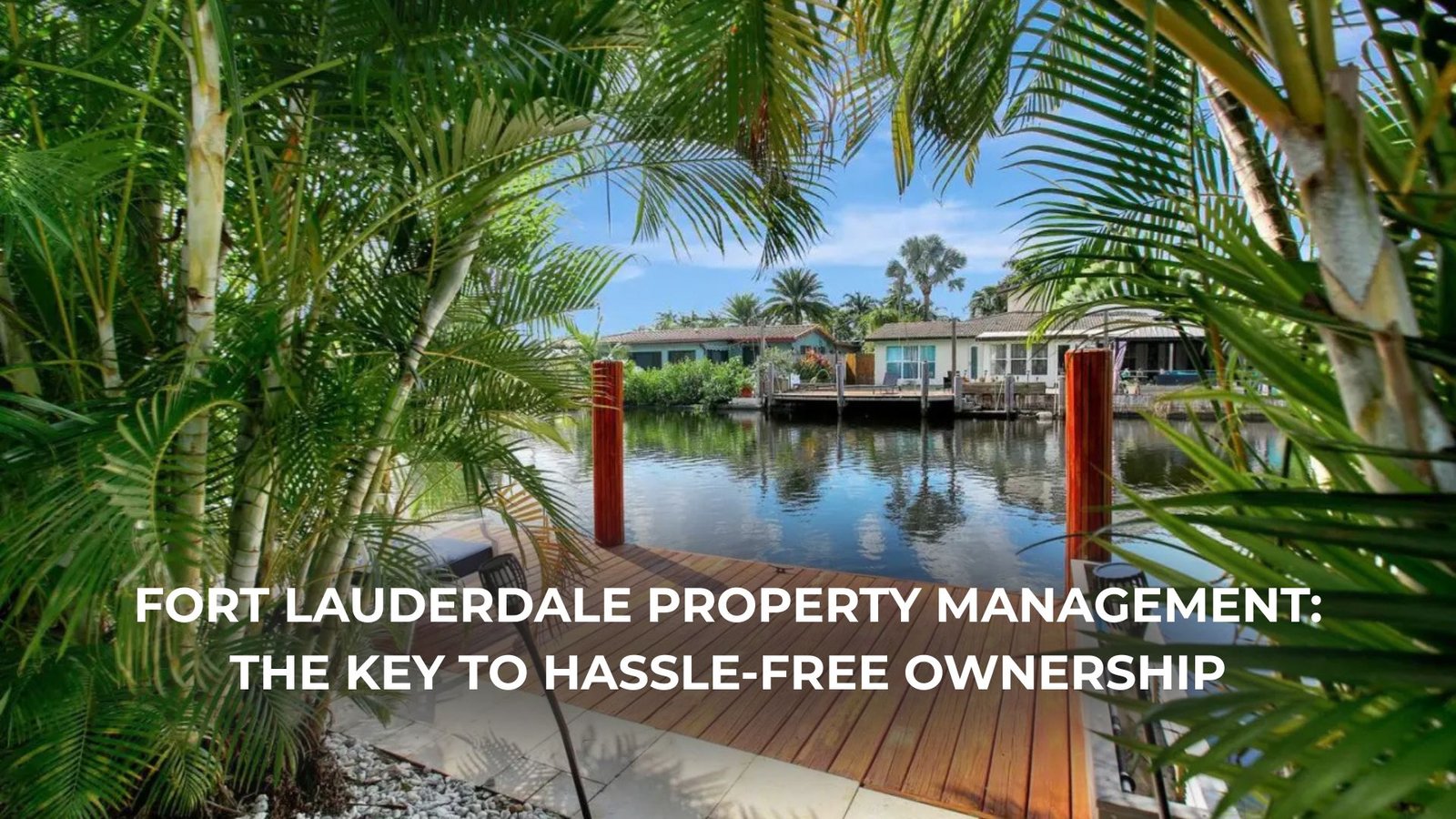 Property manager welcoming guests at a Fort Lauderdale vacation rental home.