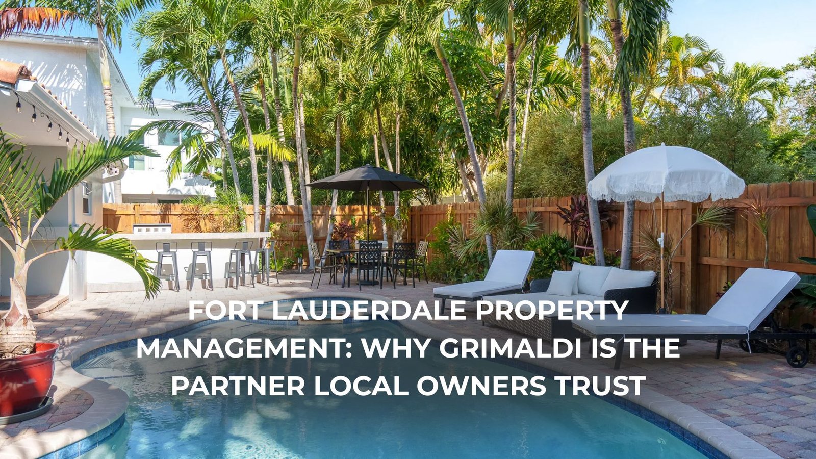 A Fort Lauderdale property manager welcoming guests at a modern waterfront rental.