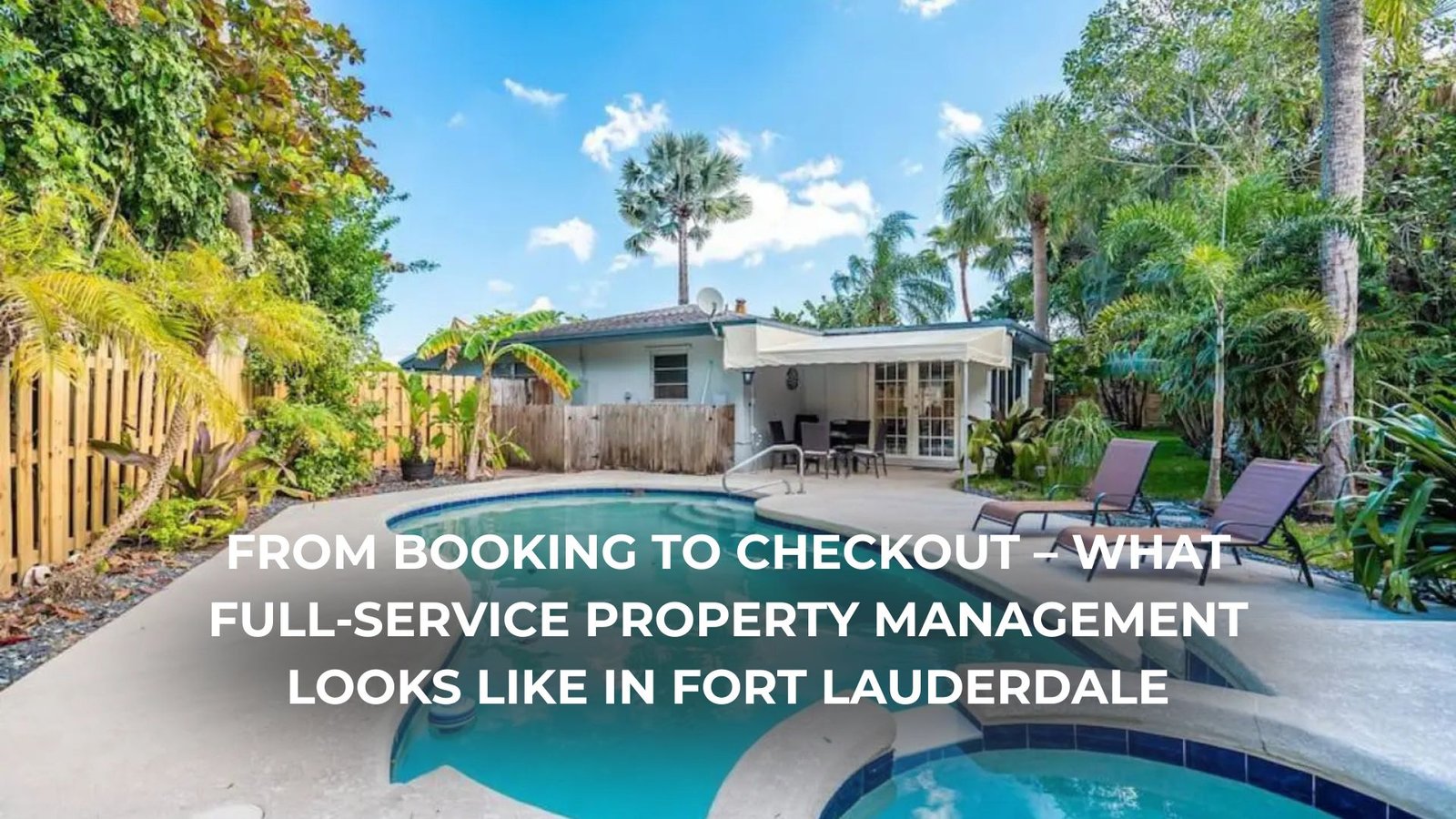 Grimaldi preparing Fort Lauderdale vacation rental for guests.