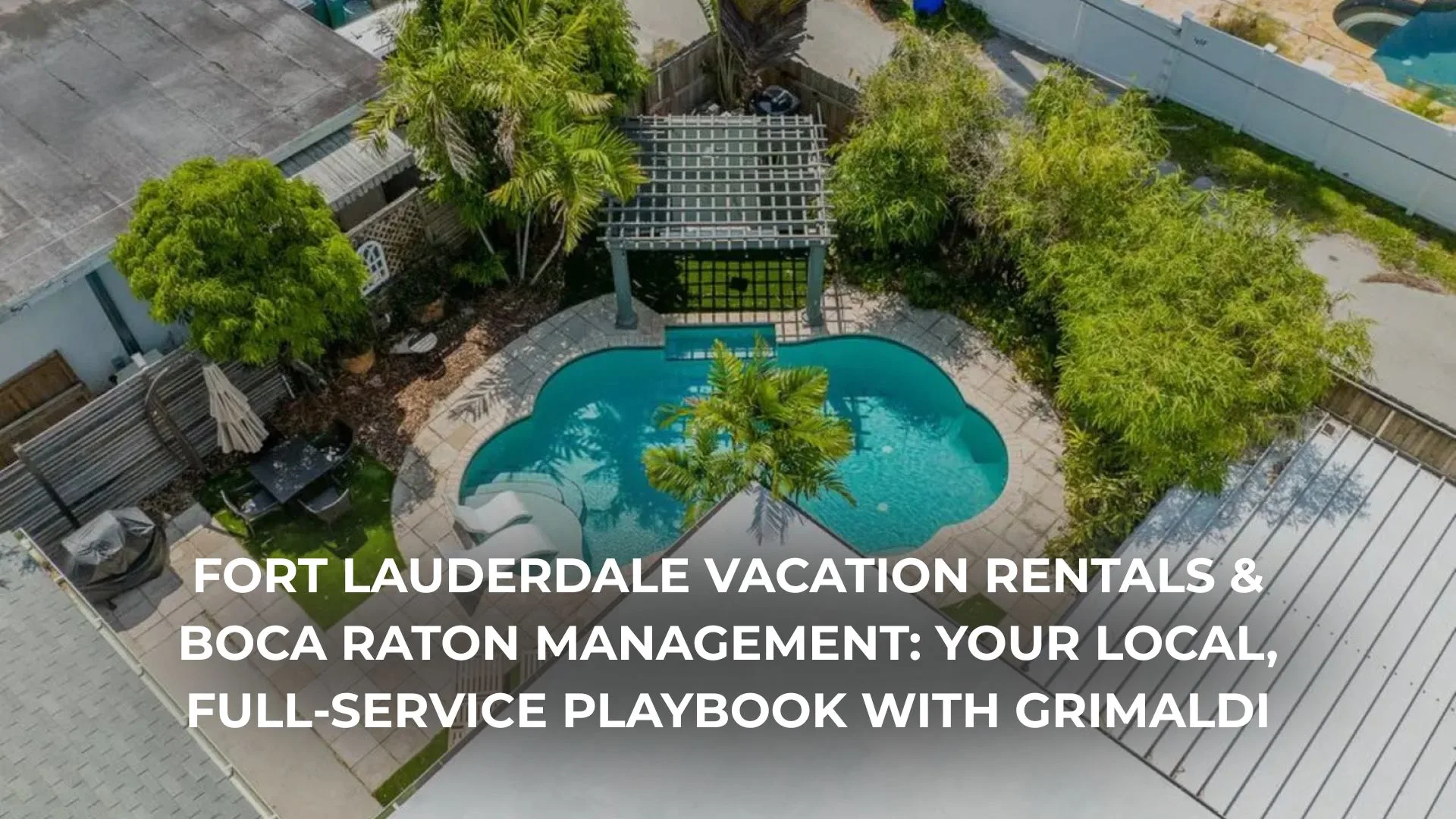 Boca Raton vacation rental pool home near Mizner Park and FAU