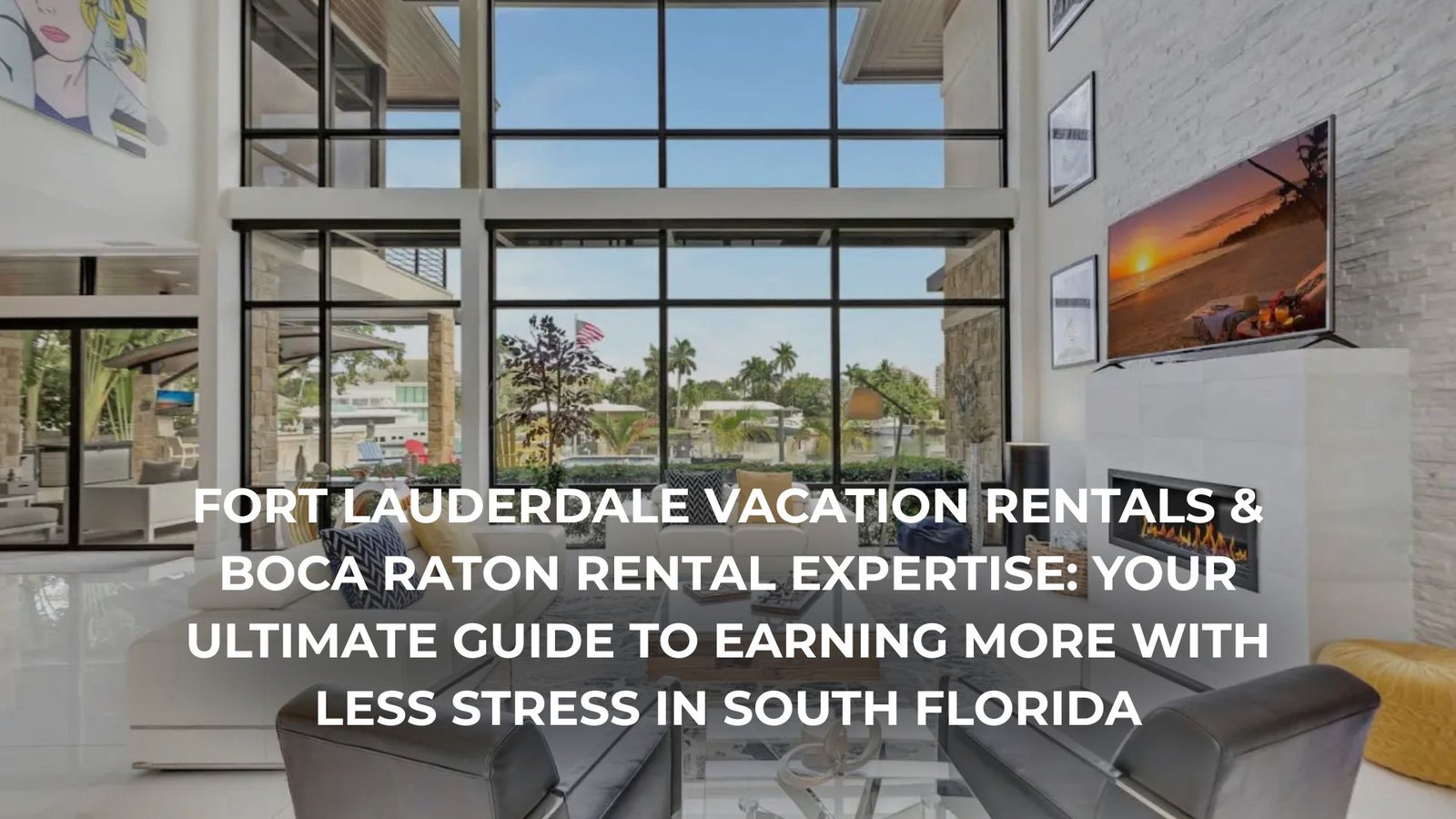 Beachfront vacation villa Fort Lauderdale