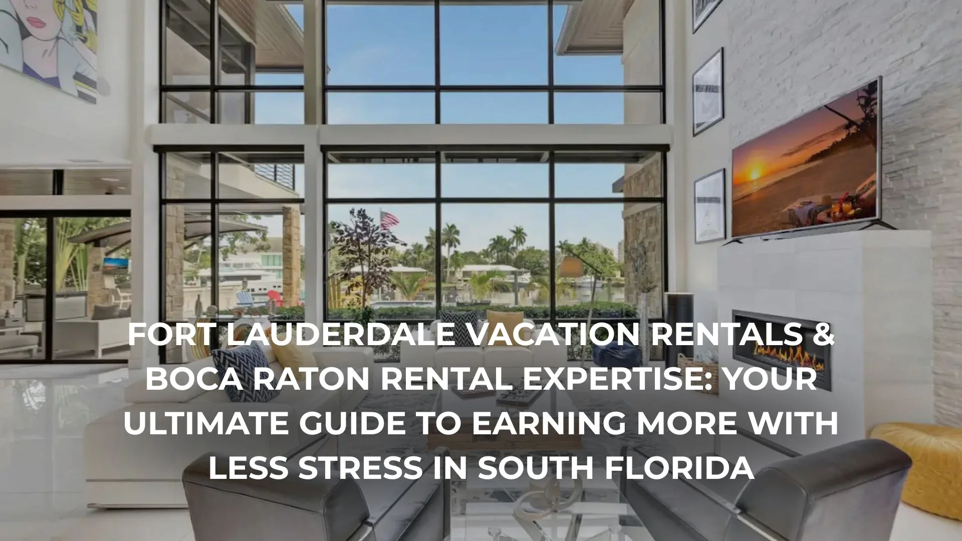 Beachfront vacation villa Fort Lauderdale